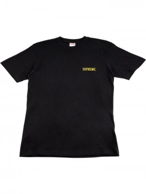 Black  Supreme Automobili Lamborghini Logo-print | TIGA0443