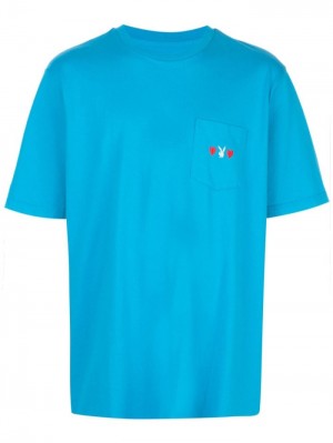 Blue Supreme X Playboy Short-sleeve | FANG4522