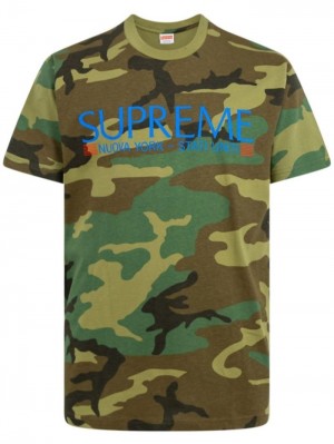 Brown Supreme Nuova York Camouflage-print | HYOT9998