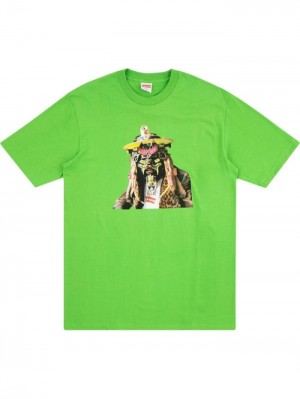 Green Supreme Rammellzee Graphic-print | FKUT4863