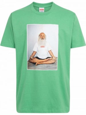 Green Supreme Rick Rubin Crew Neck | FKOB9891