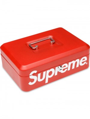 Red Supreme Logo-print Lock Box | KGTO6223