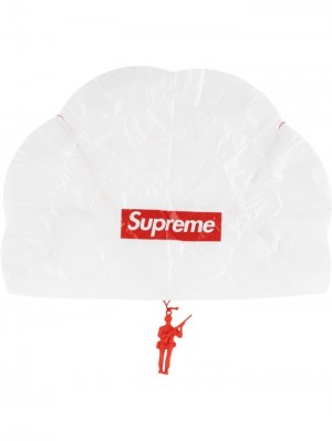 Red Supreme Logo-print Parachute Toy | BCUB3514