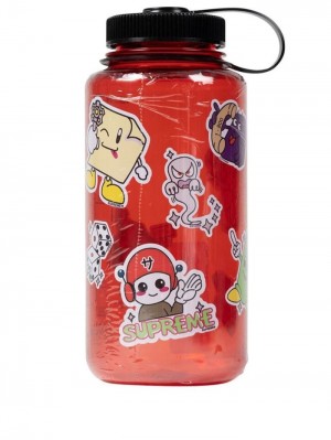Red Supreme X Nalgene Characters Water Bottle | RRII4666