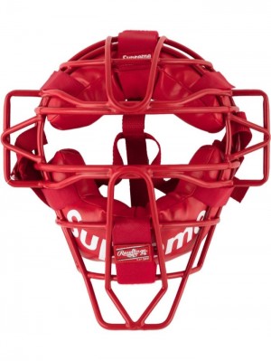 Red Supreme X Rawlings Catchers Mask | ABVX5744