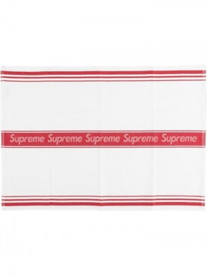 White / Multicolour Supreme Set Of 3 Dish Towels | OTGM3443