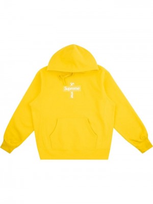 Yellow Supreme Cross Box Logo-print | IWZC4025