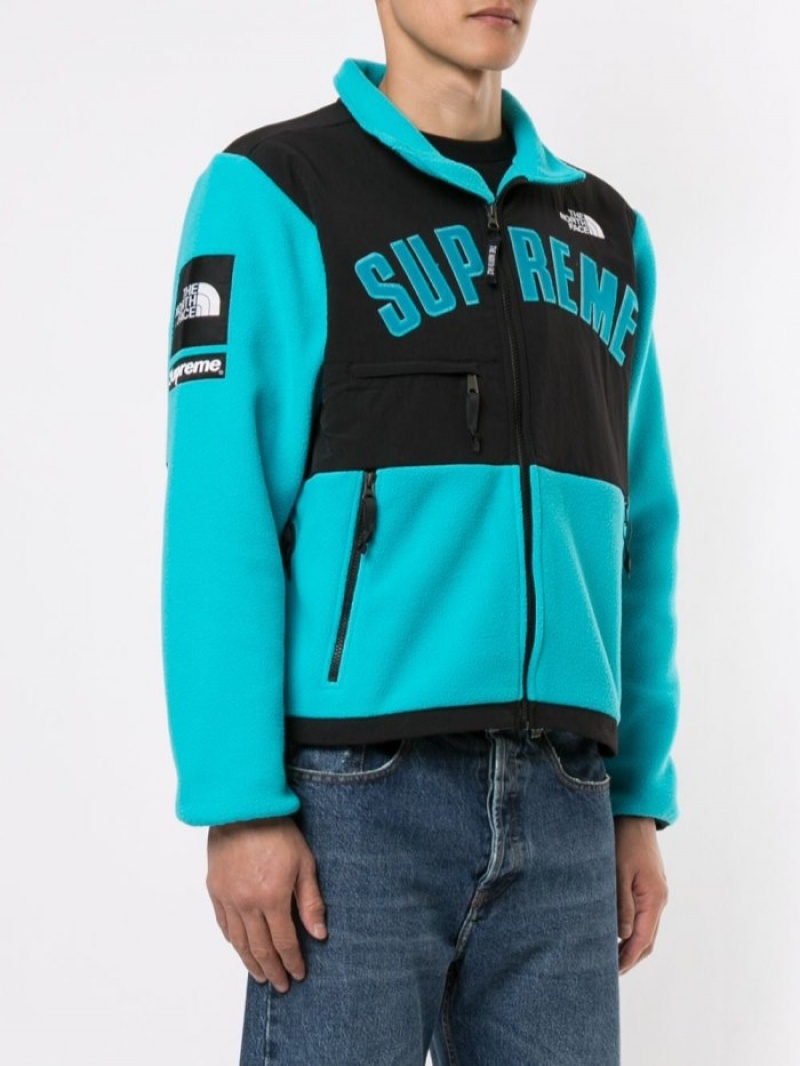 Supreme the north face arc logo denali fleece jacket black new arrivals